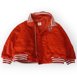 80s ACA Polar 677 Nylon Hooded Ski Jacket